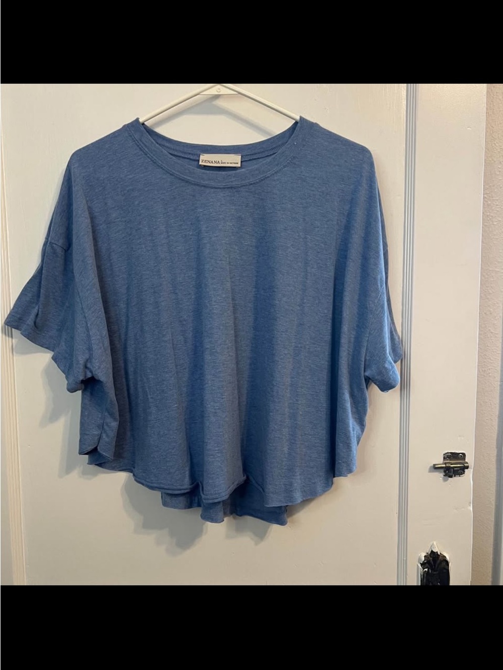 NWOT Zenana Buttery Soft Top, Slightly Cropped.